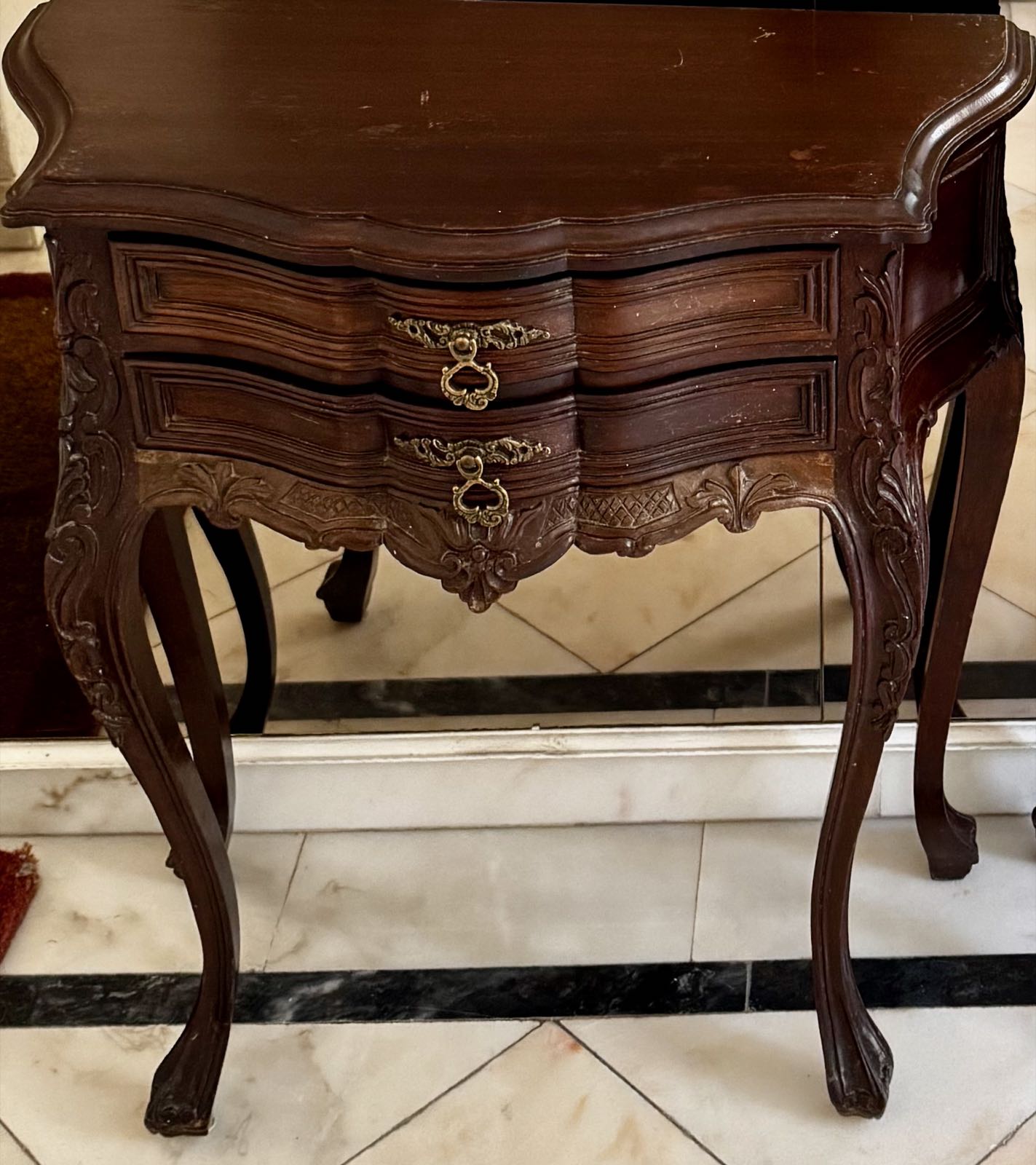 Table No. 2 before
